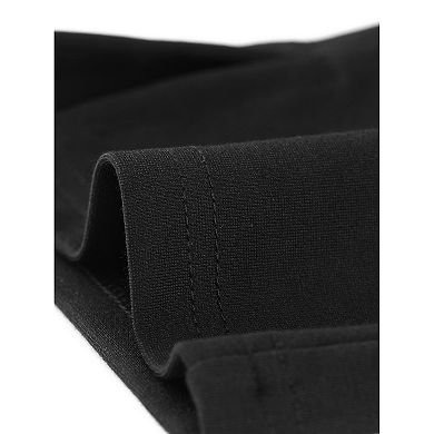 Work Women's High-waisted Cropped Slim Split Capris Pants