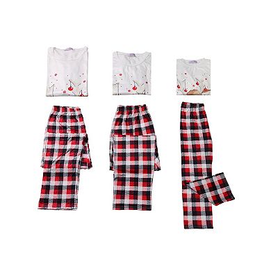 Men's Christmas Pajamas Xmas Matching Pjs Holiday Home Xmas Family Sleepwear Set