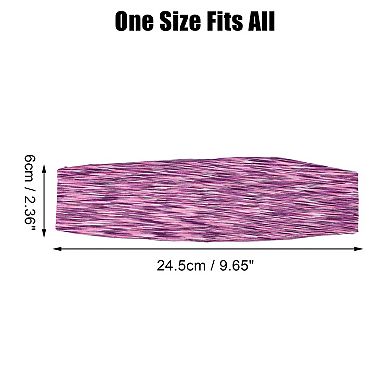 Colors Light Bulb Print Sports Headbands For Men/Women Workout Headband Sweat Band Running Yoga Cycling Football Stretchy Unisex Hairband