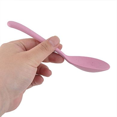 Kitchen Restaurant Plastic Rice Soup Serving Spoon Scoop 6.3" Length 10pcs