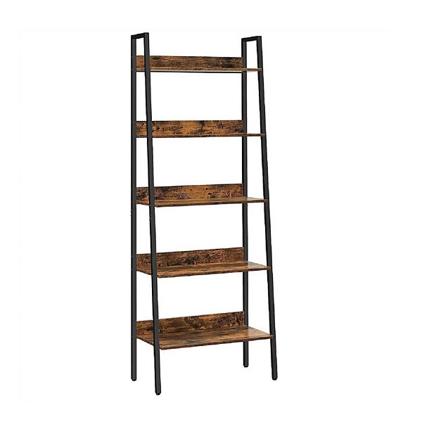 Ladder Shelf, 5tier Bookshelf, Freestanding Storage Shelves, For Home