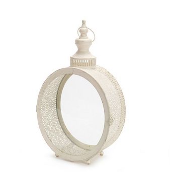 Ornate Metal Circle Design Lantern