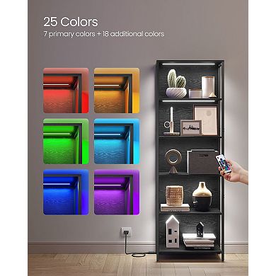 6-tier Led Bookshelf