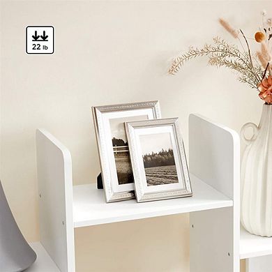 Bookshelf, Tree-shaped Bookcase With 13 Storage Shelves, Rounded Corners
