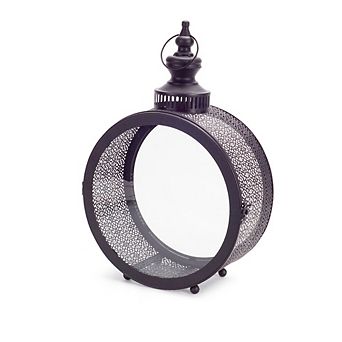 Ornate Metal Circle Design Lantern