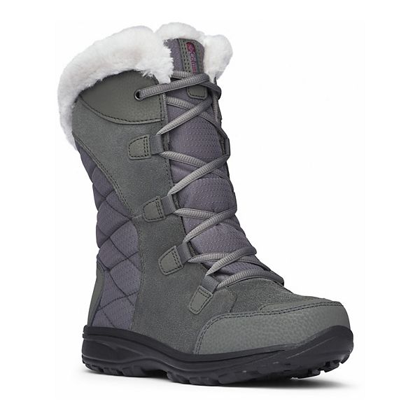 Columbia Ice Maiden II Women's Boots - Shale Dark Raspberry (5.5)