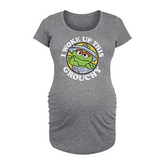 Maternity Sesame Street Woke Up This Grouchy Graphic Tee