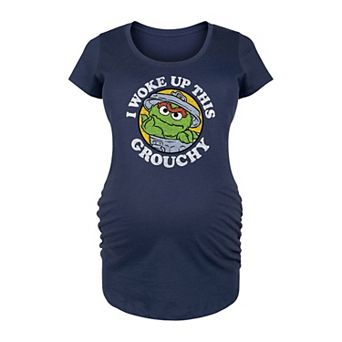Maternity Sesame Street Woke Up This Grouchy Graphic Tee