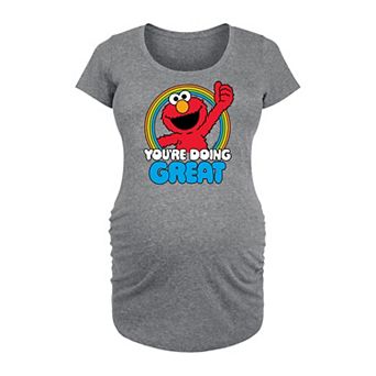 Maternity Sesame Street Elmo You're Doing Great Graphic Tee