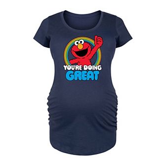 Maternity Sesame Street Elmo You're Doing Great Graphic Tee