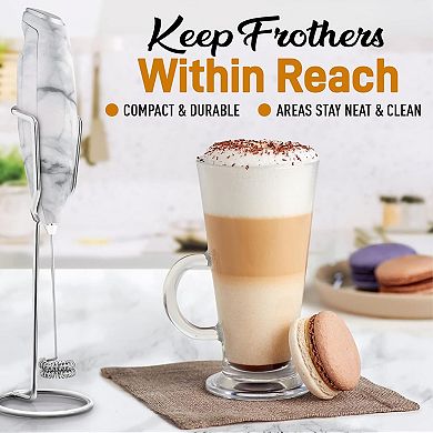 Ultra Frother Stand  Holds Multiple Types Of Coffee Frothers