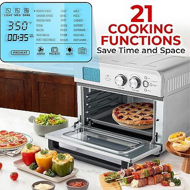 Air Fryer Toaster Oven with 21 Functions
