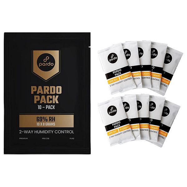 2Way Humidity Control Packs for Cigars Resealable Bag Included