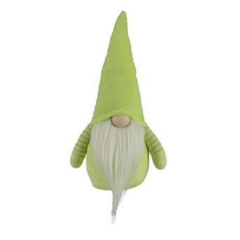 Northlight Lime Green & White Spring Gnome Table Decor