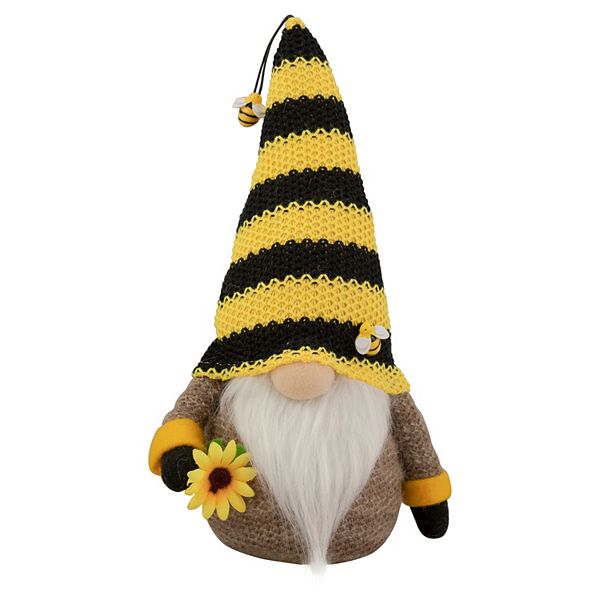 Northlight Bumblebee & Sunflower Springtime Gnome Table Decor