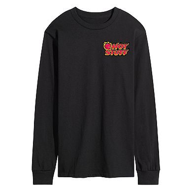 Men's Hot Stuff Cute But Weird Little Devil Fleece Sweatshirt