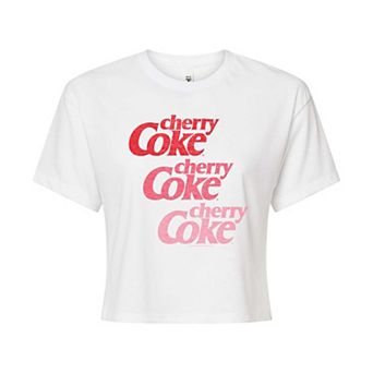 Juniors' Cherry Coke Graphic Tee