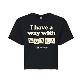 Juniors' Scrabble I Have A Way With Words Graphic Tee