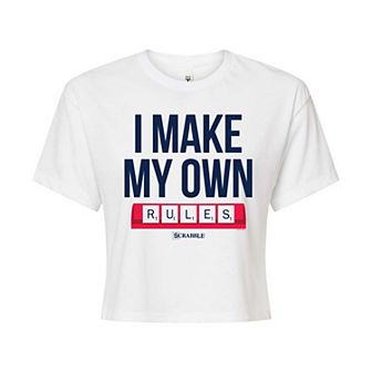 Juniors' Scrabble I Make My Own Rules Graphic Tee
