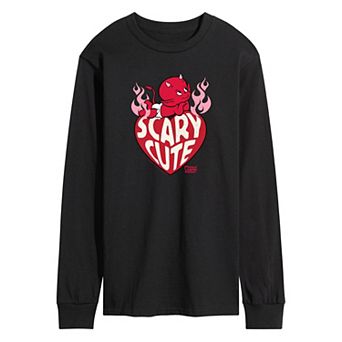 Men's Hot Stuff Little Devil Scary Cute Fleece Sweatshirt
