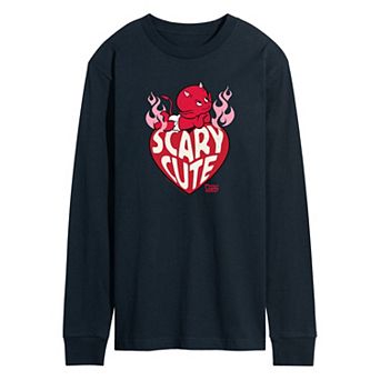 Men's Hot Stuff Little Devil Scary Cute Fleece Sweatshirt