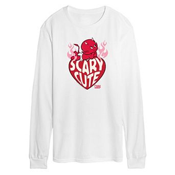 Men's Hot Stuff Little Devil Scary Cute Fleece Sweatshirt