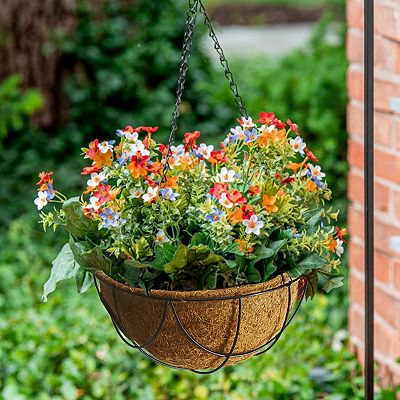 hanging string of pearls plant String of Pearl Artificial Plant Hanging Basket
