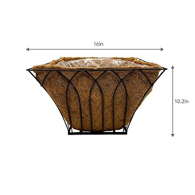 Americana Square Outdoor Planter Table Decor