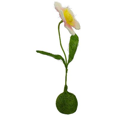 Northlight White & Yellow Spring Artificial Floral Table Decor