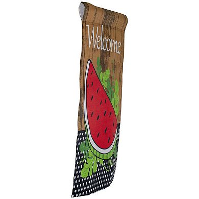 Northlight Welcome Watermelon Slice Spring Outdoor Garden Flag