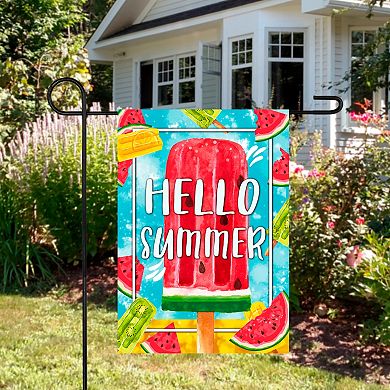 Northlight Hello Summer Popsicle Outdoor Garden Flag