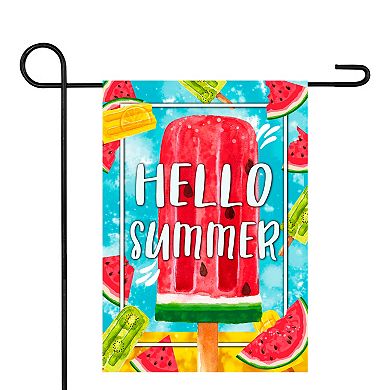 Northlight Hello Summer Popsicle Outdoor Garden Flag