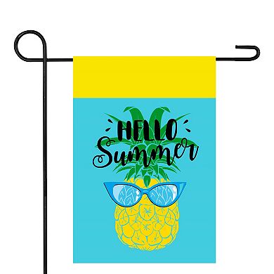 Northlight Hello Summer Pineapple Outdoor Garden Flag
