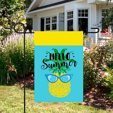 Northlight Hello Summer Pineapple Outdoor Garden Flag