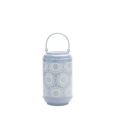 Melrose Punched Lantern Candle Holder Table Decor 2-piece Set