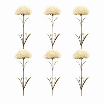 Melrose Puff Artificial Stem Spray 6 pc Set