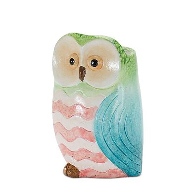 Melrose Whimsical Owl Planter Table Decor 3-piece Set