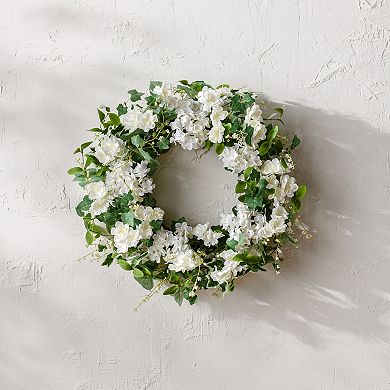 Melrose Artificial Hydrangea & Ivy Wreath
