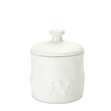 Melrose Ceramic Farm Animal Decorative Canister Table Decor 2-piece Set