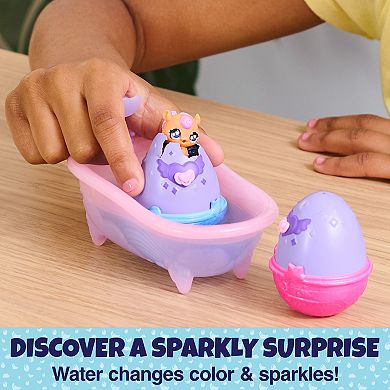 Hatchimals Alive Self-Hatching Eggs Mini Hippo Figures Playset