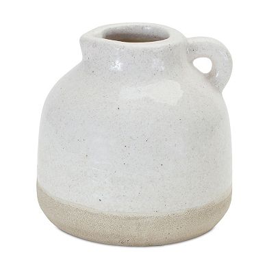 Melrose Stoneware Bud Decorative Vase Table Decor 3-piece Set