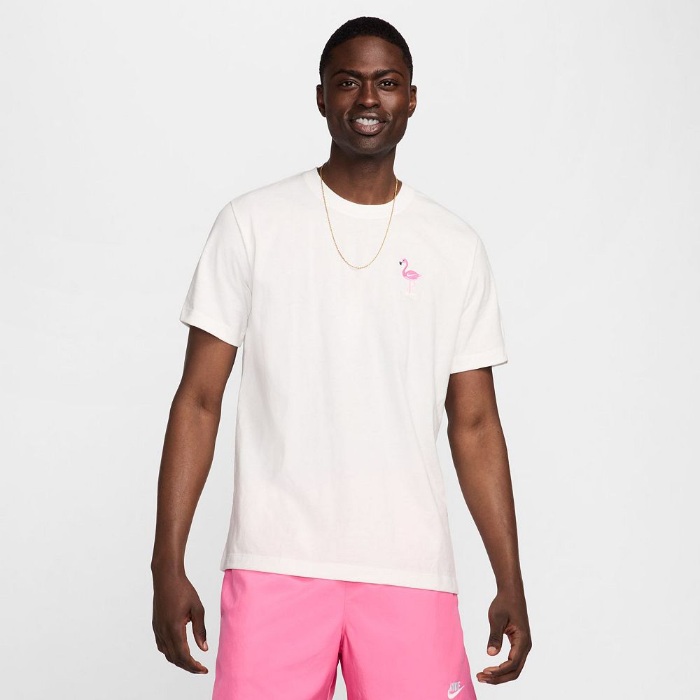 Men's Nike Flamingo Embroidered Crewneck T-Shirt