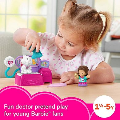 Fisher-Price Little People Barbie Veterinarian Playset For Toddlers & Preschool Kids