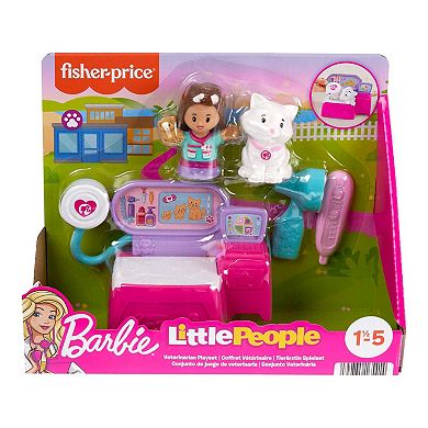 Fisher-Price Little People Barbie Veterinarian Playset For Toddlers & Preschool Kids