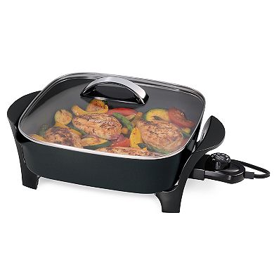 Presto 12-in. Electric Skillet & Cover