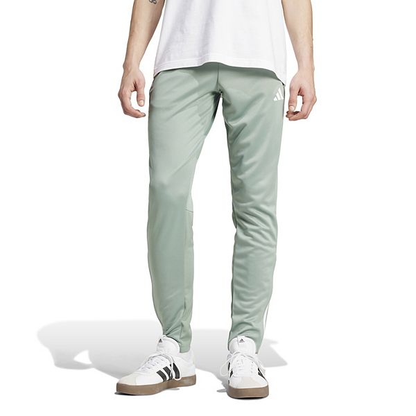 Men's adidas Sereno AEROREADY Tapered Pants - Silver Green (XXL)