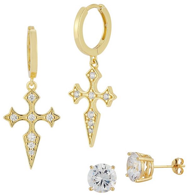 Kohls on sale cross earrings