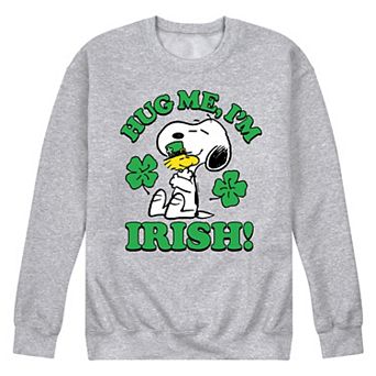Men's Peanuts Hug Me I'm Irish Long Sleeve