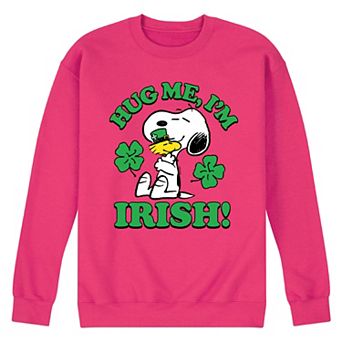 Men's Peanuts Hug Me I'm Irish Long Sleeve