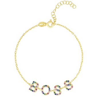 Sunkissed Sterling Cubic Zirconia "BOSS" Bracelet